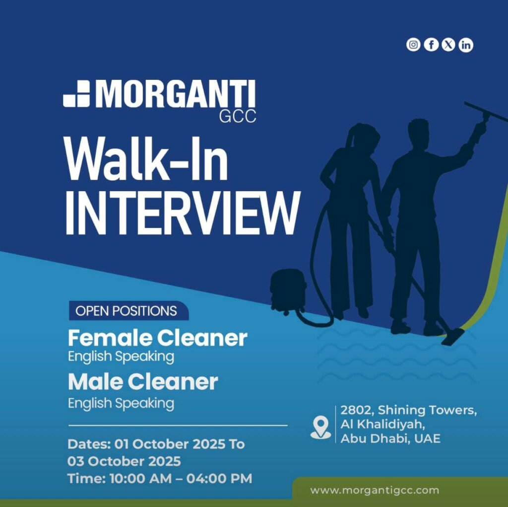 Morganti GCC Abu Dhabi Walk-In Interview 2025: Opportunities for HVAC, Painters, and Drivers 2 Morganti GCC Abu Dhabi Walk-In Interview 2025: Opportunities for HVAC, Painters, and Drivers
