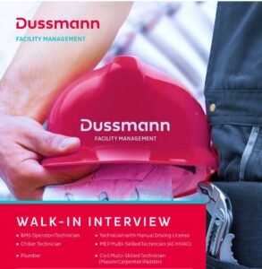 Dussmann Dubai Vacancies 2025: Dates, Venues, and Key Details