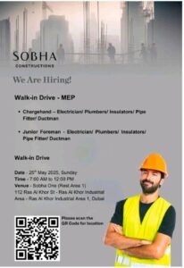 Exciting Job Opportunities at SOBHA Constructions LLC Dubai in 2025