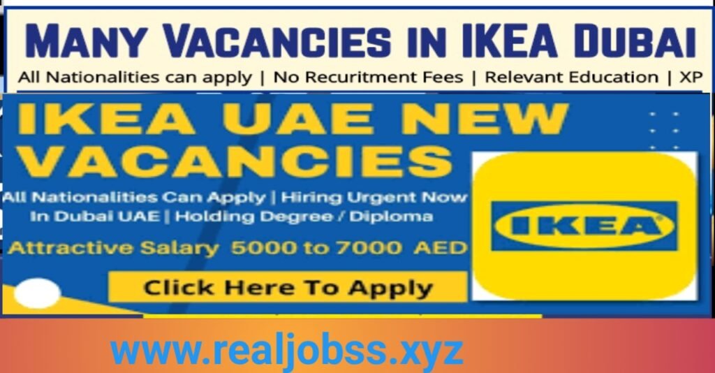 Join IKEA Dubai in 2025: Free Recruitment Open for All Job Seekers