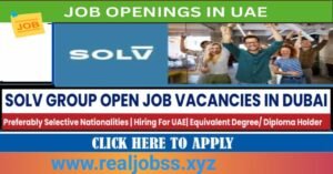 Dubai 2025: Build Your Career with Solv Group Today