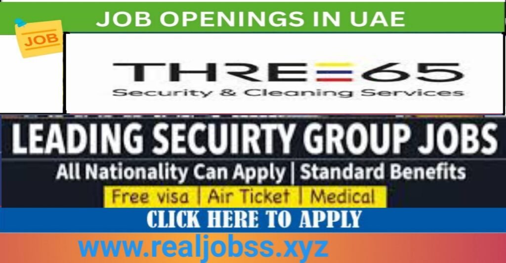 Three65 Security and Cleaning Services Jobs 2025: Dates, Venues, and Key Details