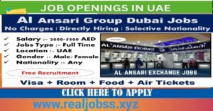 Al Ansari Exchange Jobs In Dubai 2025: Dates, Venues, and Key Details