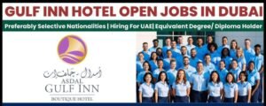 Gulf Inn Hotel Careers in Dubai 2025: Dates, Venues, and Key Details