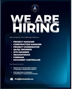 Buhaleeba Contracting UAE: Your Gateway to a Successful Career in Construction 2025