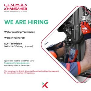 Facilities Management LLC Dubai Jobs 1 Your Dream Job Awaits at Khansaheb Facilities Management Dubai in 2025