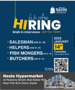 Work and Grow: Nesto Supermarket Job Openings in Dubai 2025 1 Work and Grow: Nesto Supermarket Job Openings in Dubai 2025
