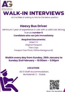 AG Facilities Walk in Interviews2025: Dates, Venues, and Key Details