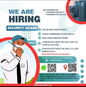 Hardmen Dubai Walk-In Interview 2025: Dates, Venues, and Key Details 1 Hardmen Dubai Walk-In Interview 2025: Dates, Venues, and Key Details