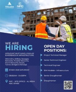 National Projects Open Day Recruitment in Abu Dhabi 2025