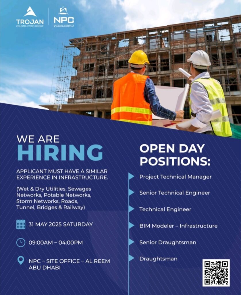 National Projects Open Day Recruitment in Abu Dhabi 2025 1 National Projects Open Day Recruitment in Abu Dhabi 2025