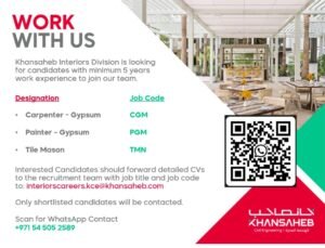 Khansaheb Walk in Interview in Dubai 2025: Dates, Venues, and Key Details