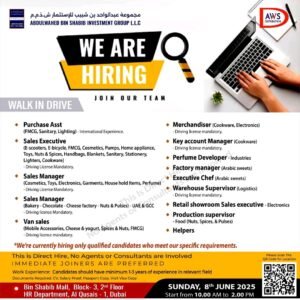 Abdul Wahed Bin Shabib Investment Group Walk Interview 2025: Dates, Venues, and Key Details