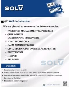 Dubai 2025: Build Your Career with Solv Group Today