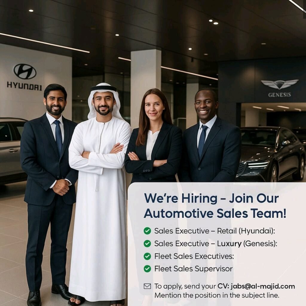 Juma Al Majid Holding Walk in Interview in Dubai 2025: Dates, Venues, and Key Details