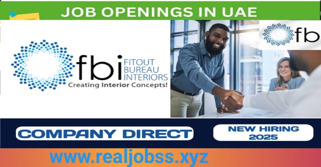 Fitout Bureau Recruitments in Dubai 2025: Dates, Venues, and Key Details