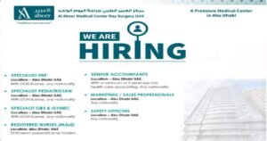 Al Abeer Medical Center Abu Dhabi Careers 2025: Dates, Venues, and Key Details