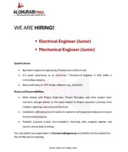 Al Ghurair MEP LLC careers 2025: Dates, Venues, and Key Details 1 Al Ghurair MEP LLC careers 2025: Dates, Venues, and Key Details