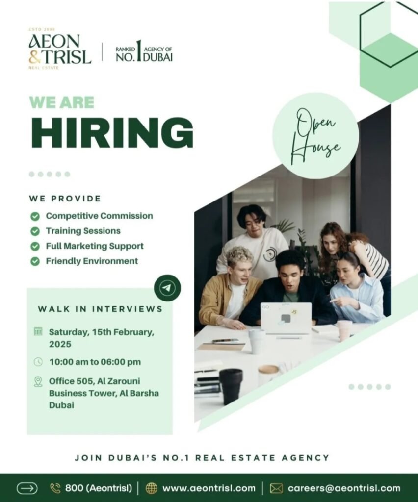 Aeon & Trisl Walk in Interview in Dubai 2025: Dates, Venues, and Key Details 1 Aeon & Trisl Walk in Interview in Dubai 2025: Dates, Venues, and Key Details