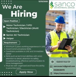 Sanco Environmental Services in Dubai 2025: Dates, Venues, and Key Details