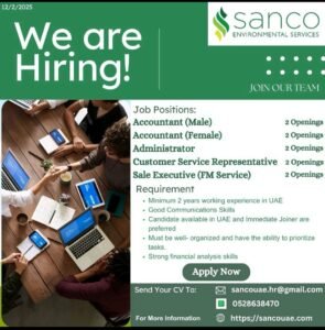 Sanco Environmental Services in Dubai 2025: Dates, Venues, and Key Details