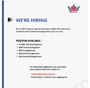 Carawan Electrical & Mechanical Works LLC Careers 2025: Dates, Venues, and Key Details