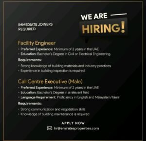 Emirates Properties Careers 2025: Dates, Venues, and Key Details