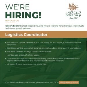 Desert Group Walk in Interview in Dubai 2025: Dates, Venues, and Key Details