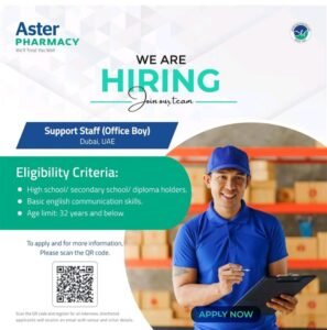 Aster Pharmacy Walk in Interview in UAE 2025: Dates, Venues, and Key Details