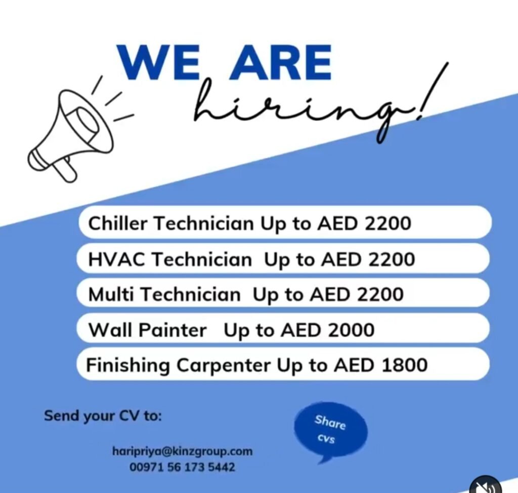Kinz Group Careers & Job Vacancies in Sharjah, UAE 2025: Dates, Venues, and Key Details