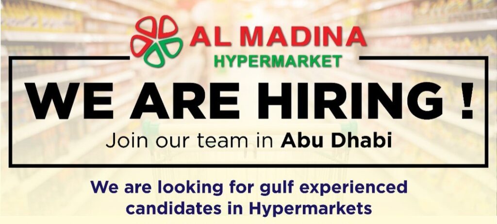 Al Madina Hypermarket Careers 2025: Dates, Venues, and Key Details