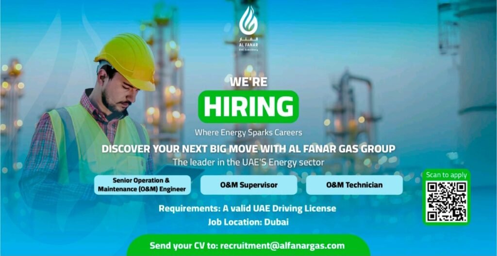 Al Fanar Gas Careers 2025: Dates, Venues, and Key Details