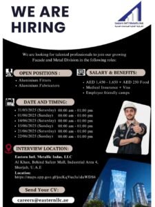 Eastern International LLC Careers 2025: Dates, Venues, and Key Details 1 Eastern International LLC Careers 2025: Dates, Venues, and Key Details