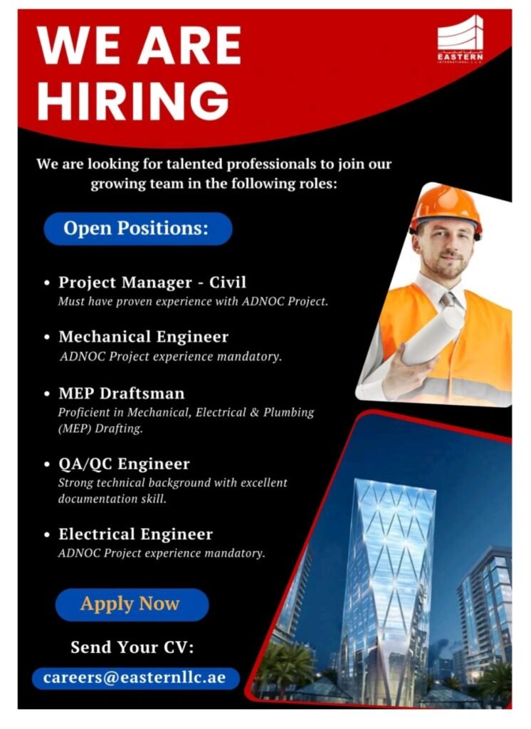 Eastern International LLC Careers 2025: Dates, Venues, and Key Details