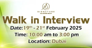 Signature Collection Walk in Interview in Dubai 2025: Dates, Venues, and Key Details 1 Signature Collection Walk in Interview in Dubai 2025: Dates, Venues, and Key Details