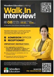Woodlem Park School Careers UAE 2025: Dates, Venues, and Key Details 1 Woodlem Park School Careers UAE 2025: Dates, Venues, and Key Details