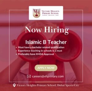 Victory Heights Primary School Careers Dubai 2025: Dates, Venues, and Key Details