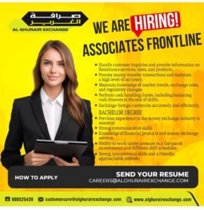 Al Ghurair Exchange Careers In Dubai 2025: Dates, Venues, and Key Details