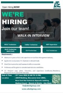 Adeeb Group Walk in Interview in Abu Dhabi 2025: Dates, Venues, and Key Details