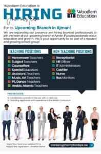 Woodlem Park School Careers UAE 2025: Dates, Venues, and Key Details