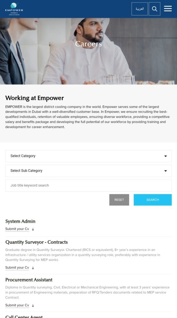Empower Careers Vacancies In Dubai 2025