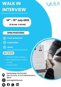 Lago Water Careers Dubai 2025: Dates, Venues, and Key Details