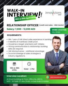 Innovations Group Dubai Walk In Interviews