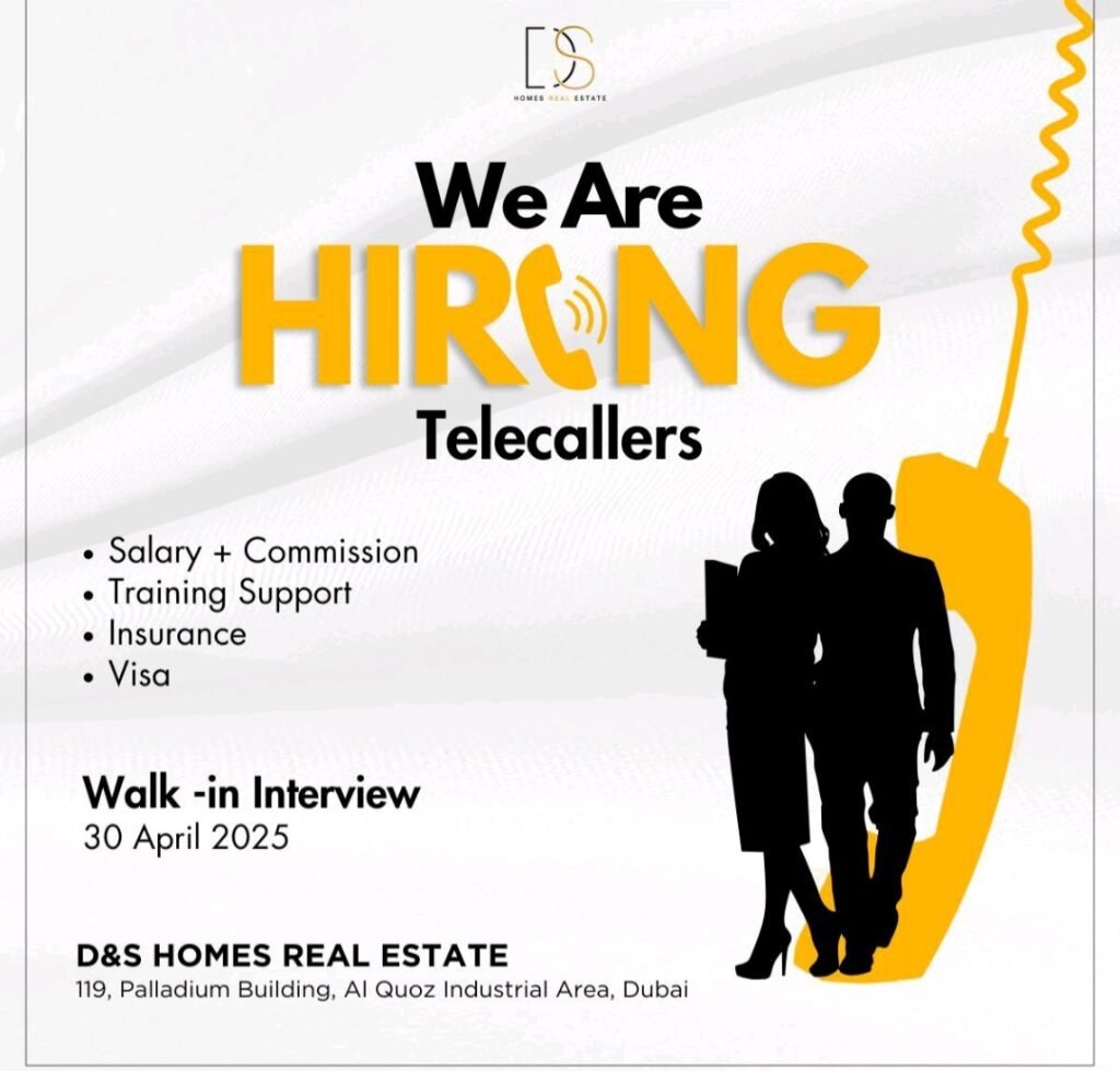 D&S Homes Walk in Interview in Dubai 2025: Dates, Venues, and Key Details 1 D&S Homes Walk in Interview in Dubai