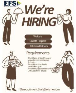EFS Staffing Walk in Interview in Dubai 2025: Dates, Venues, and Key Details