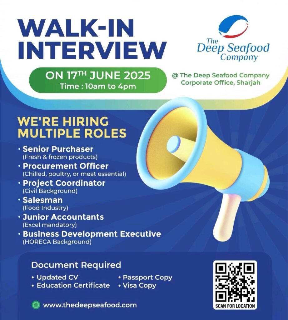 The Deep Seafood Company Job 2025: Dates, Venues, and Key Details