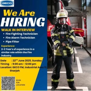 GECO Careers Announced Walk in Interview in Sharjah 2025