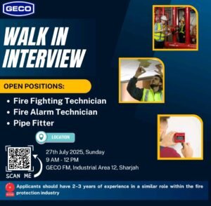 GECO Careers Announced Walk in Interview in Sharjah 2025: Dates, Venues, and Key Details