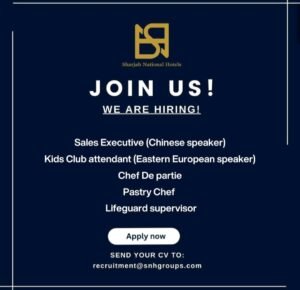 Sharjah National Hotels Jobs In UAE 1 Sharjah National Hotels Jobs In UAE 2025: Dates, Venues, and Key Details