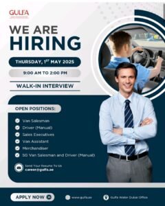 Gulfa Mineral Water Company Latest Job Vacancies